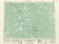 Американская карта 1955 г. Квадрат NP 37, 38-6, Plesetsk